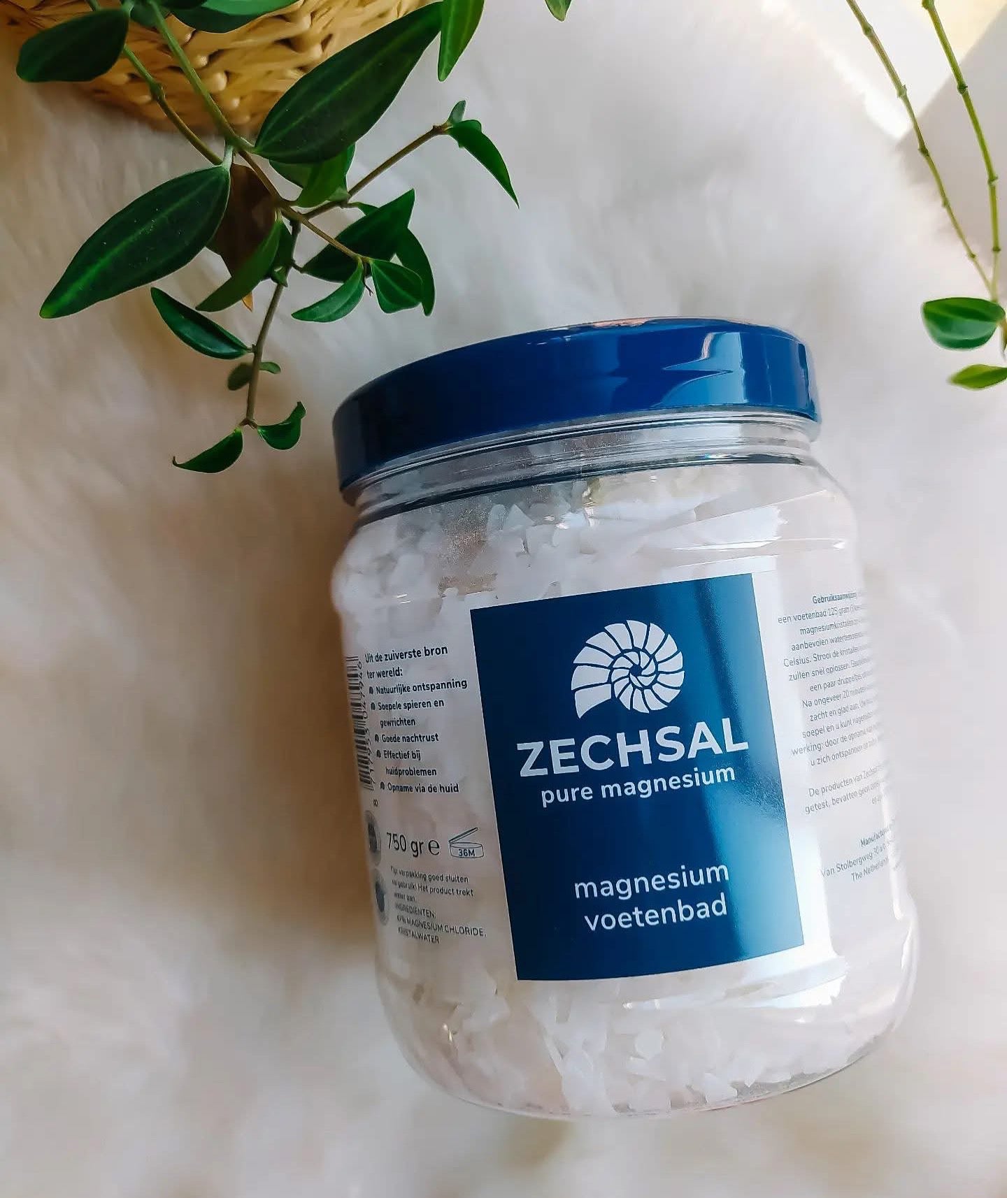 Zechsal magnesium voetbad – magnesiumboost - 750 g