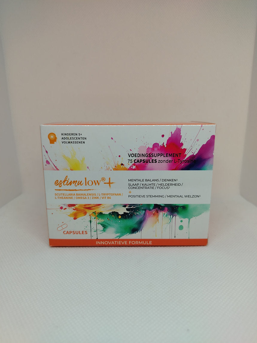 EstimulowPLUS capsules - neurosupplement voor het onrustige brein tijdens de (peri)menopauze - 75 capsules
