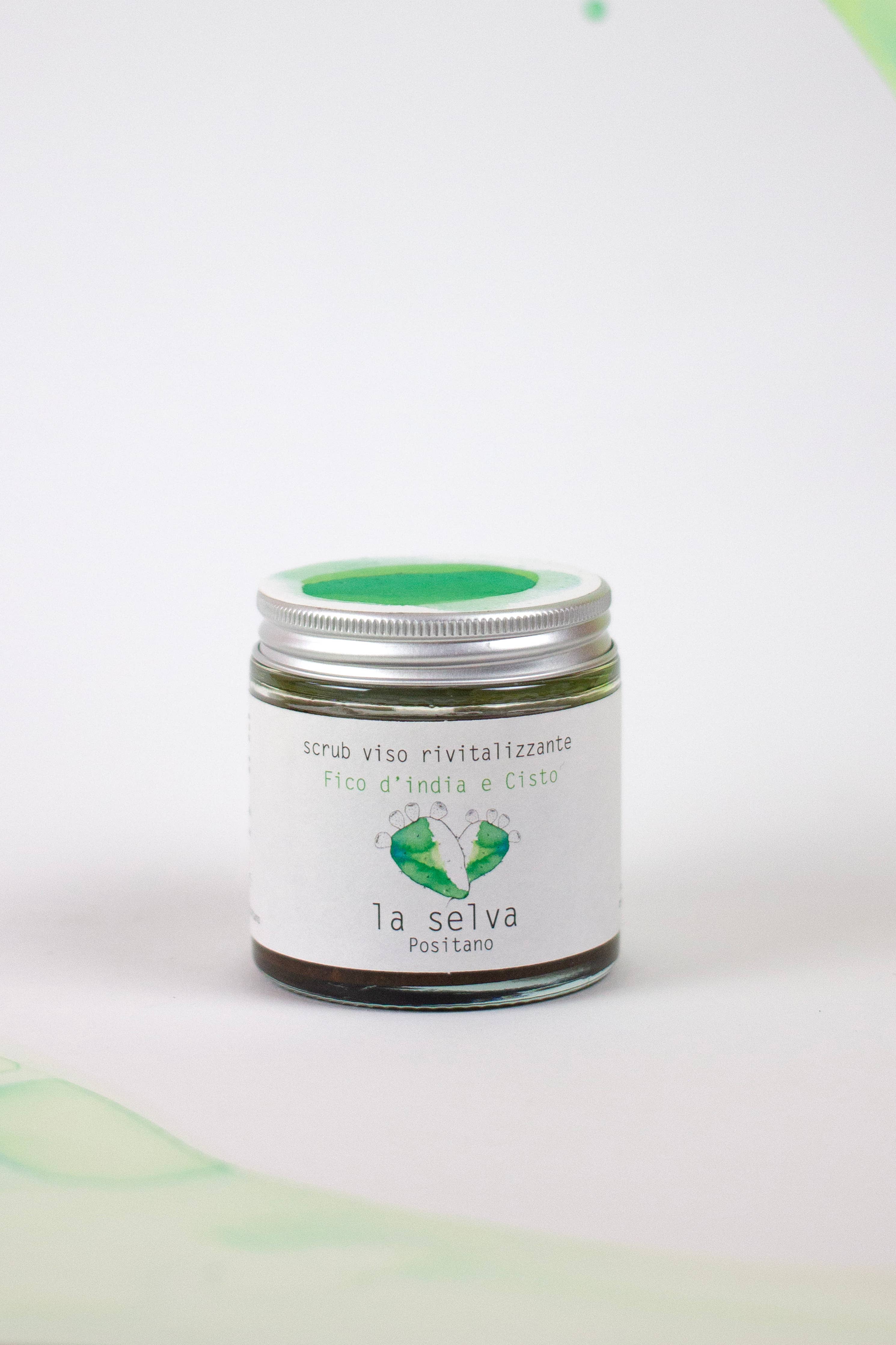 Gezichtspeeling met cactusvijg en cistus - La Selva Positana - 50g