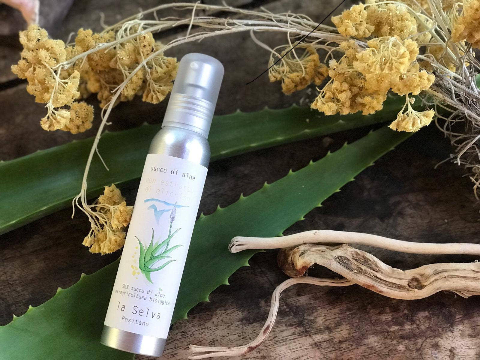 PRE-ORDER Aloësap met extract van Helichrysum - 100ml