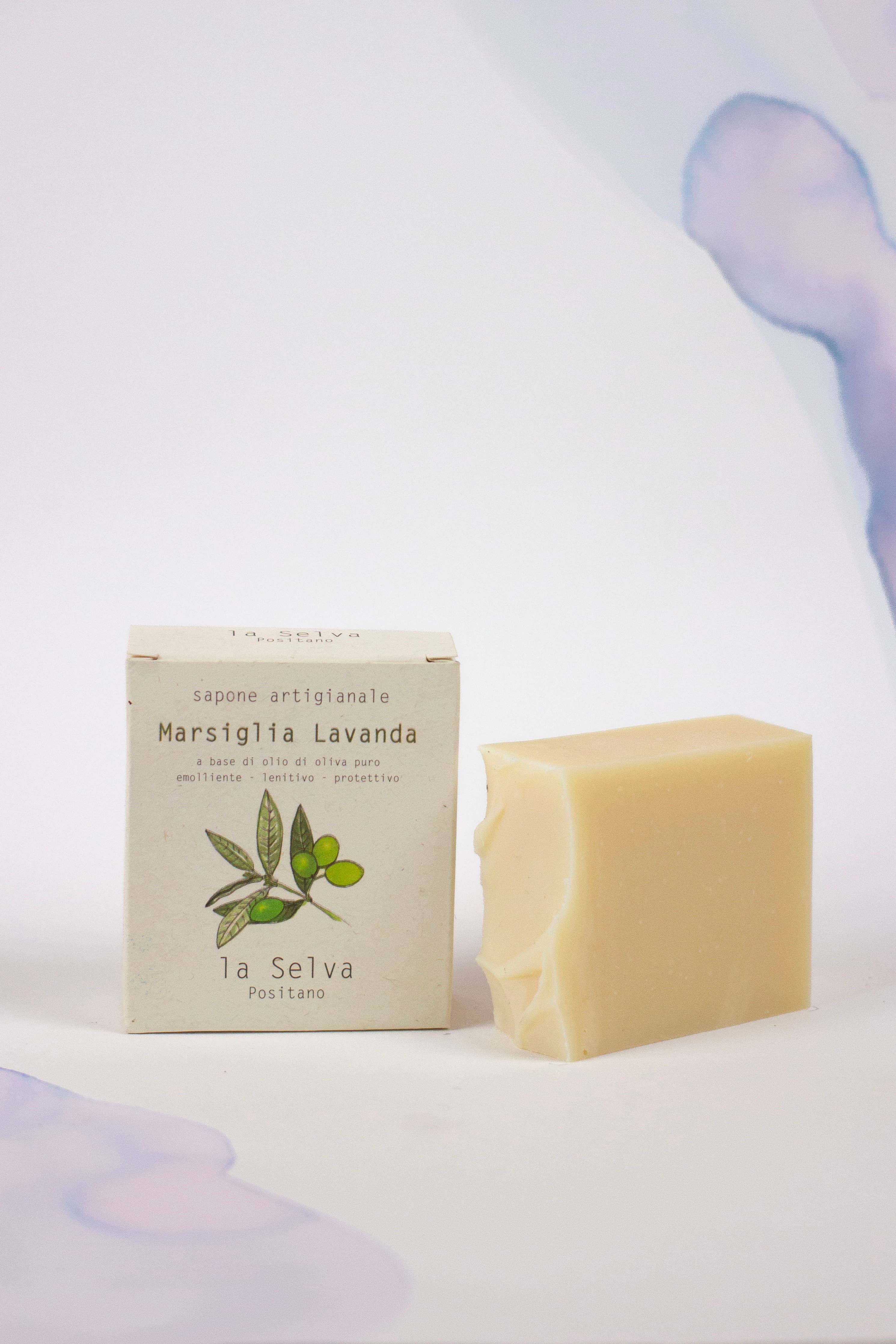 PRE-ORDER Zachte marseillezeep met lavendel - La Selva Positana - 100g