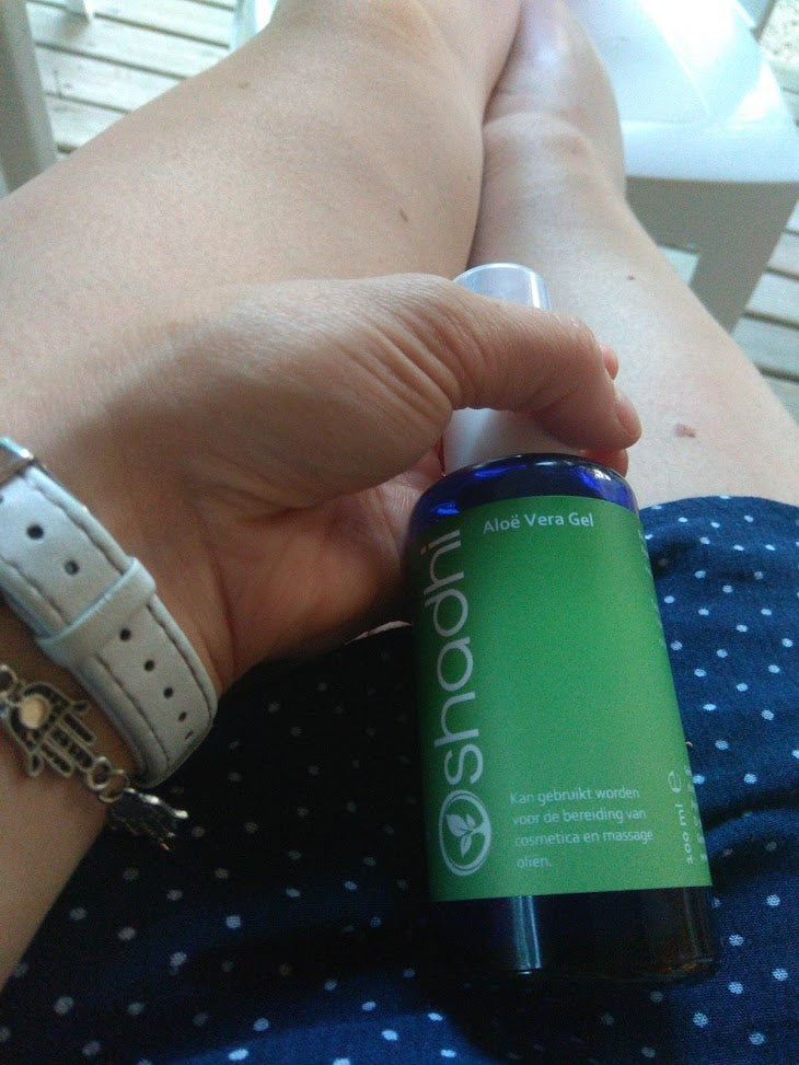 Pure aloë vera gel Oshadhi - wondhelend en verzachtend - 100ml