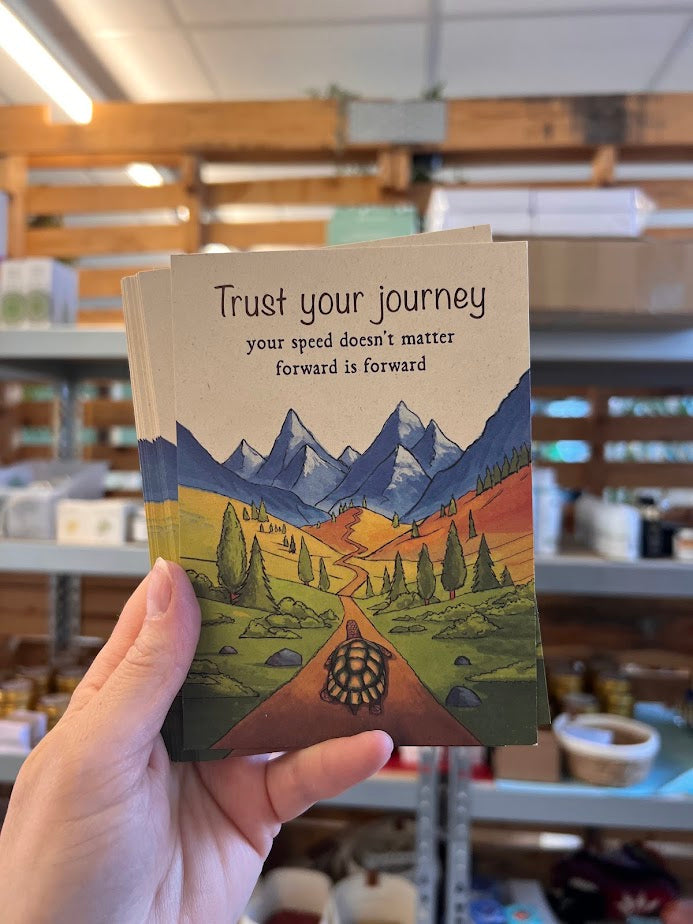 Trust your journey - wenskaart - gratis bij order >99€