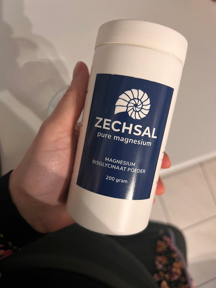Magnesiumbisglycinaat poeder - Zechsal - mentale rust en slaap - 200g