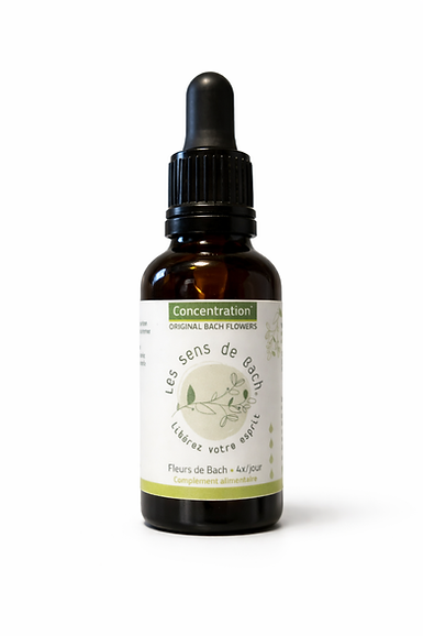 Concentration bloesemremedie - Les Sens de Bach - focus - 30ml