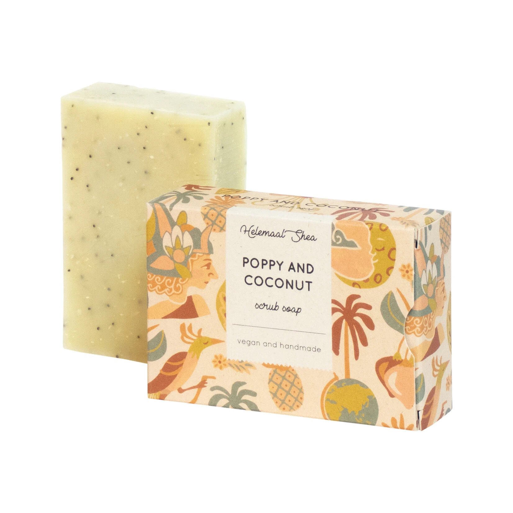Poppy & coconut scrubzeep - zacht velletje!