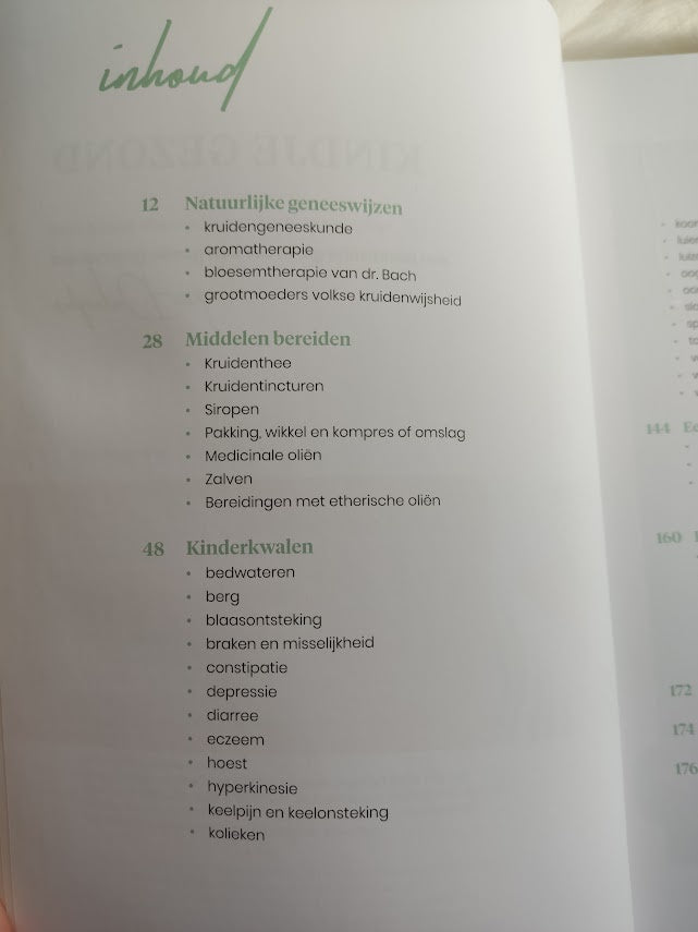 Boek Kindje gezond - natuurlijke geneeswijzen voor baby & kind