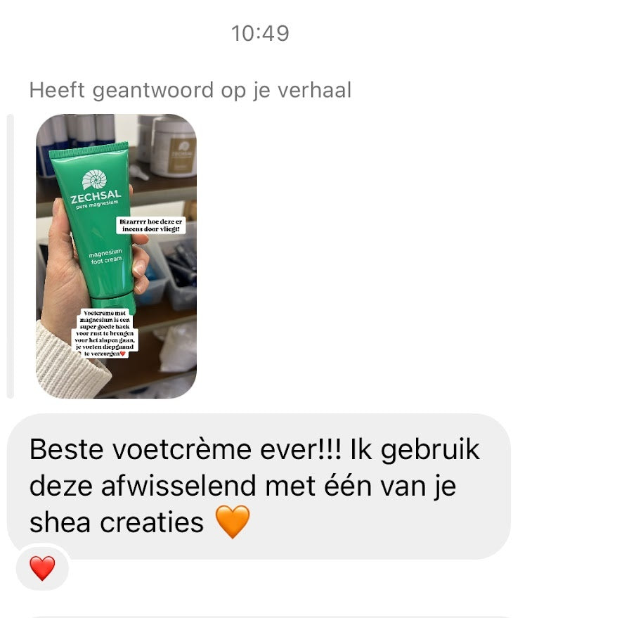 Streelzachte voetcrème met magnesium - nieuw van Zechsal! - 100ml