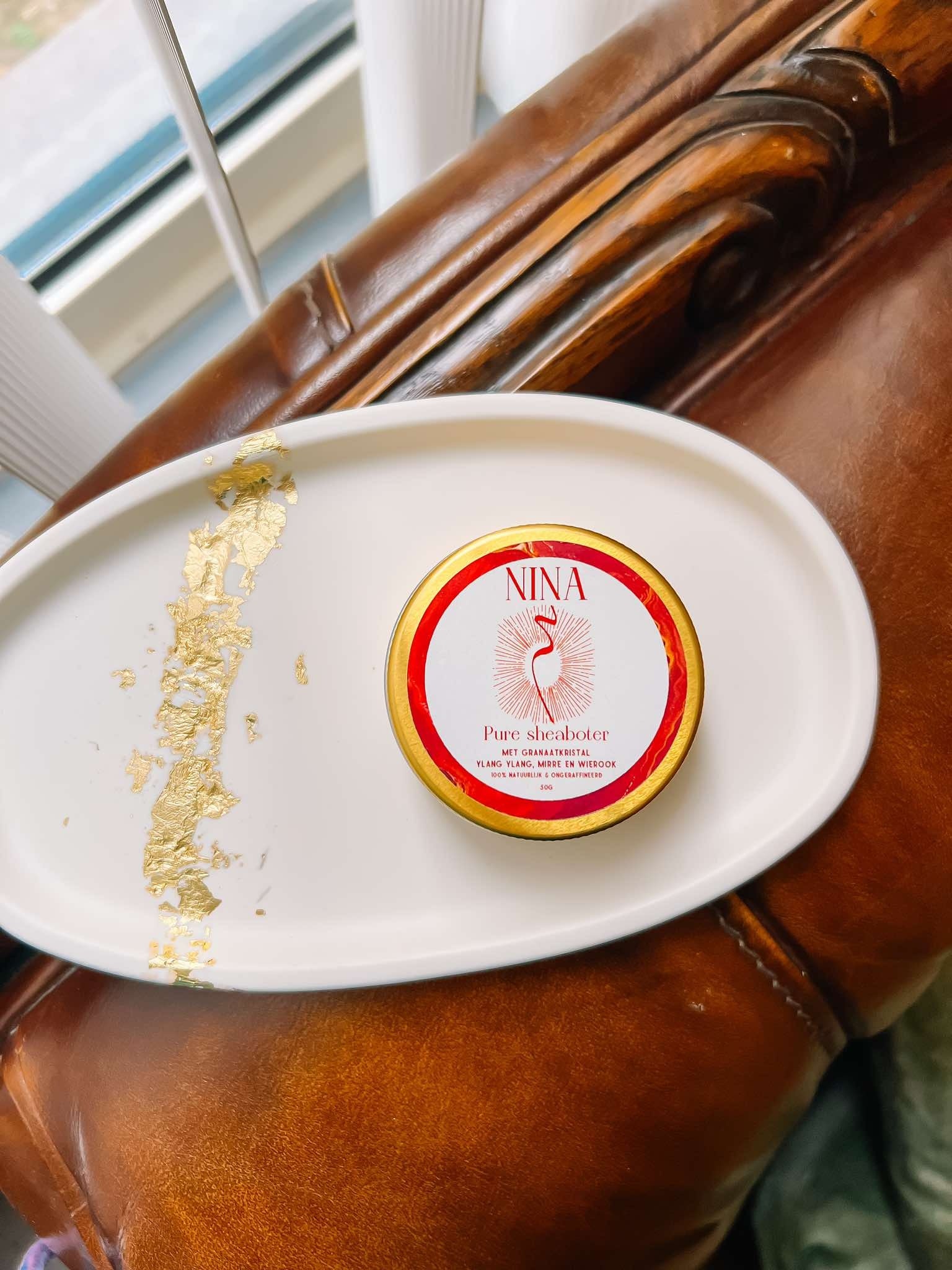 Sheaboter met granaatkristal & etherische olie - 50ml - de weg naar binnen