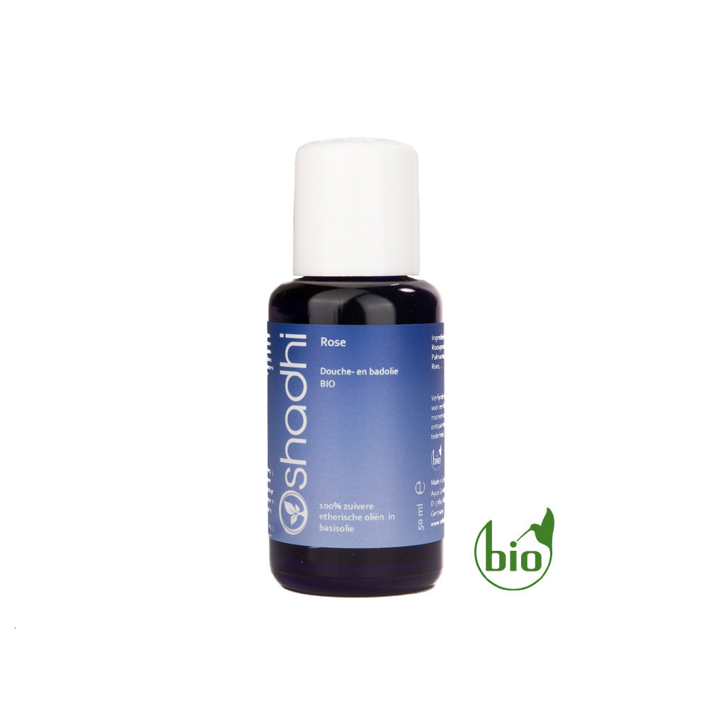 Roos bad & doucheolie Oshadhi - tederheid