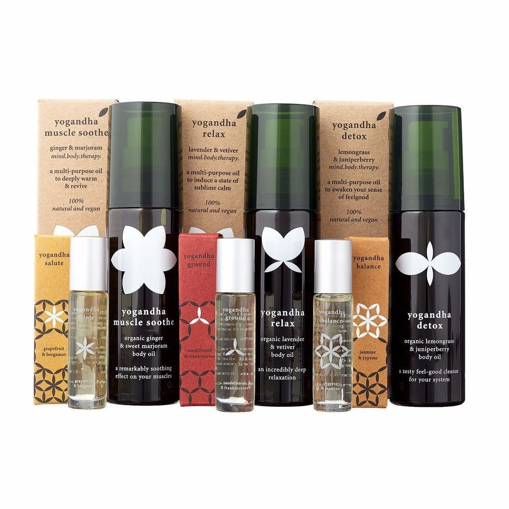 Complete set rollerballs & body oils Yogandha - promoprijs