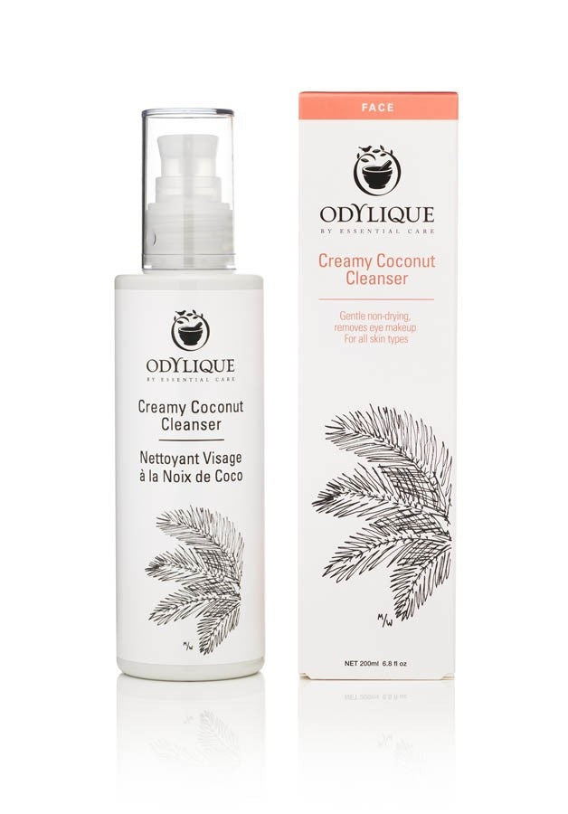 Creamy coconut cleanser Odylique - romige reiniger voor normale/rijpere huid