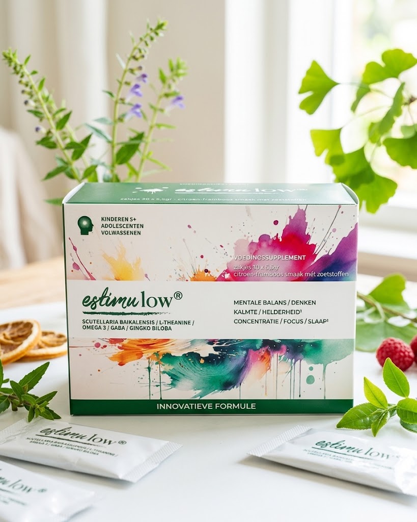 Estimulow - neurosupplement voor onrustige breinen - 30 zakjes
