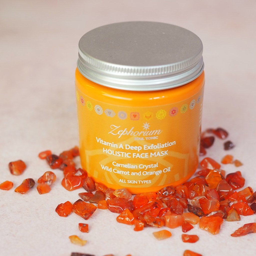 clay face mask natural carrot oil shopify