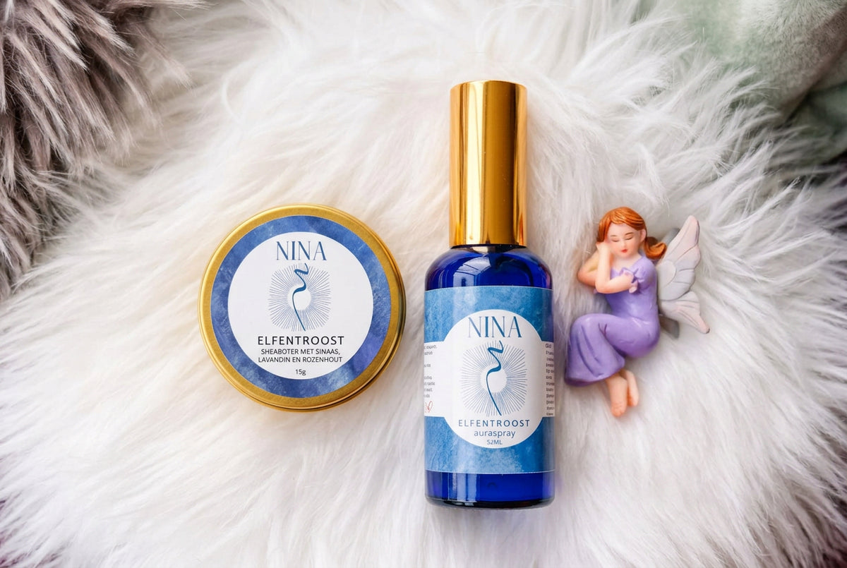 Elfentroost slaapritueel duo - sheaboter 15g en auraspray 50ml