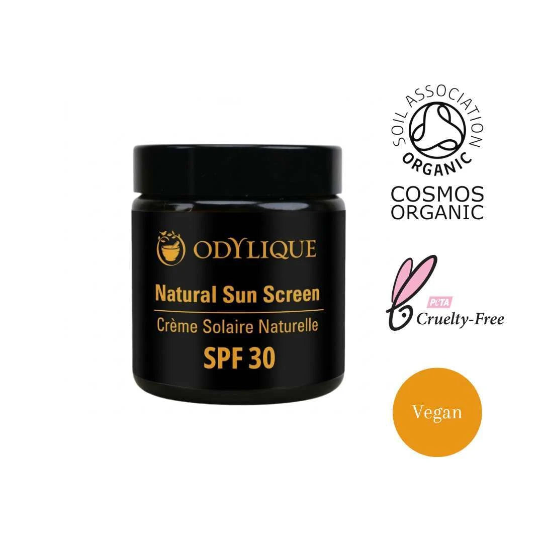 Vernieuwde formule en verpakking! Natuurlijke zonnecrème SPF 30 - Odylique - 50g
