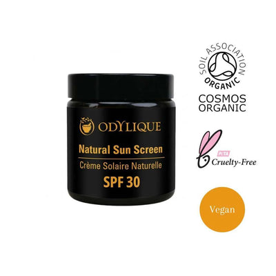 Vernieuwde formule en verpakking! Natuurlijke zonnecrème SPF 30 - Odylique - 50g