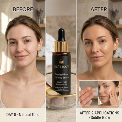 Gradual glow tanning serum voor het gezicht - Odylique - 30ml