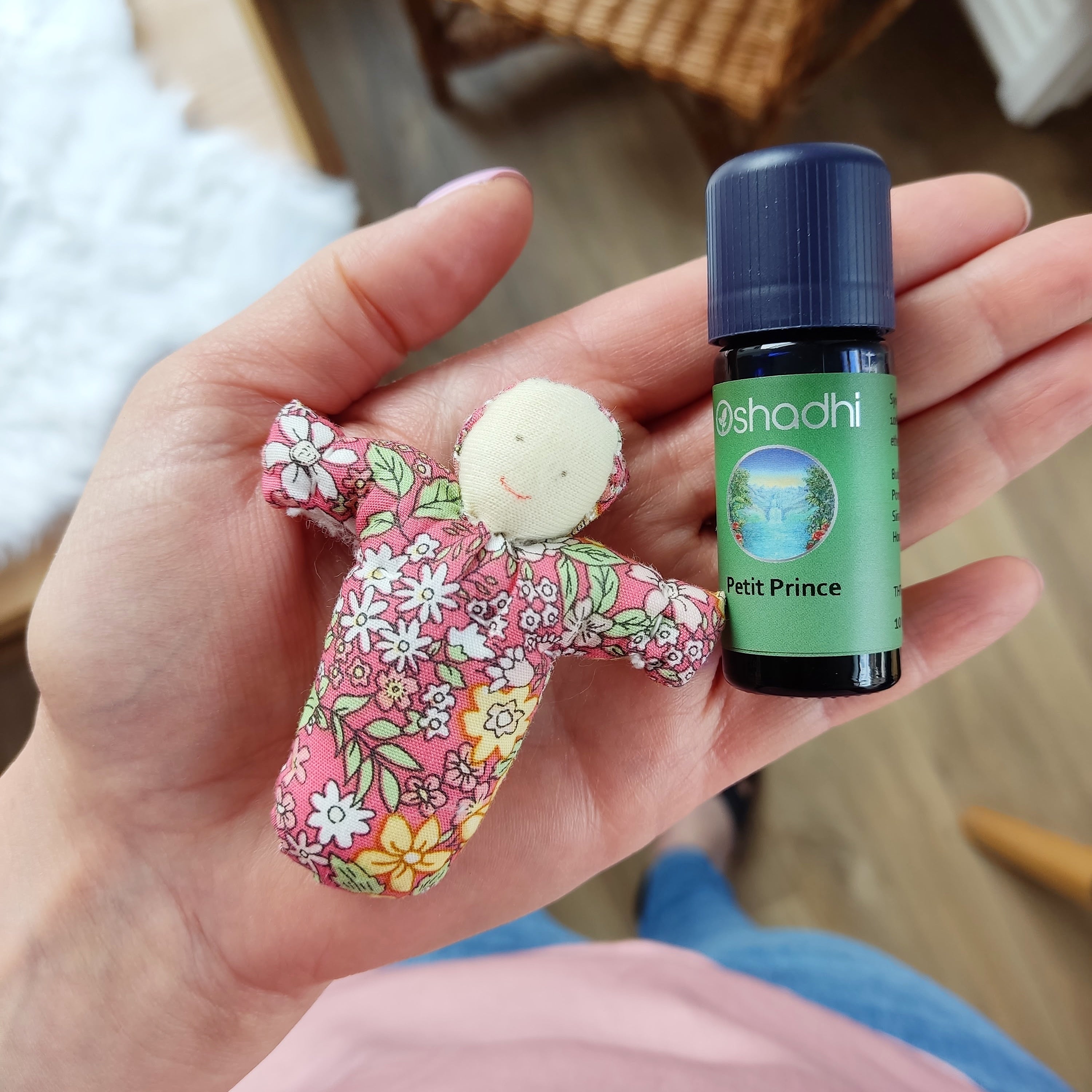 Avondritueeltje voor kinderen - zorgenpopje en etherische oliemix Petit Prince