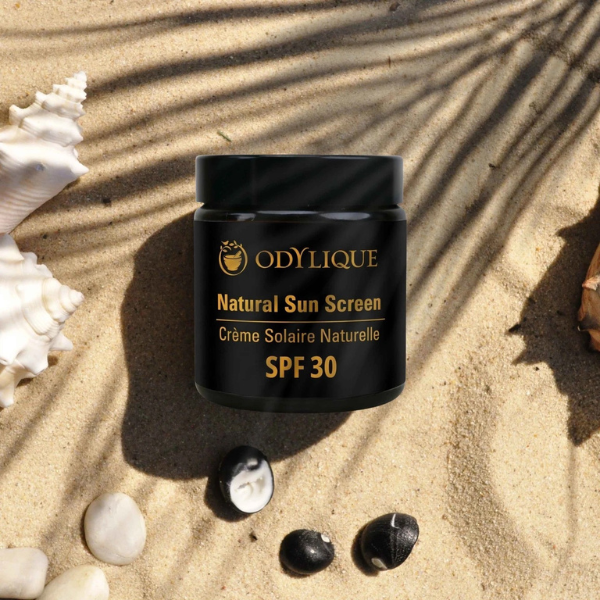 Vernieuwde formule en verpakking! Natuurlijke zonnecrème SPF 30 - Odylique - 50g