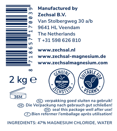 Magnesium navulzak - Zechsal - 2 kg
