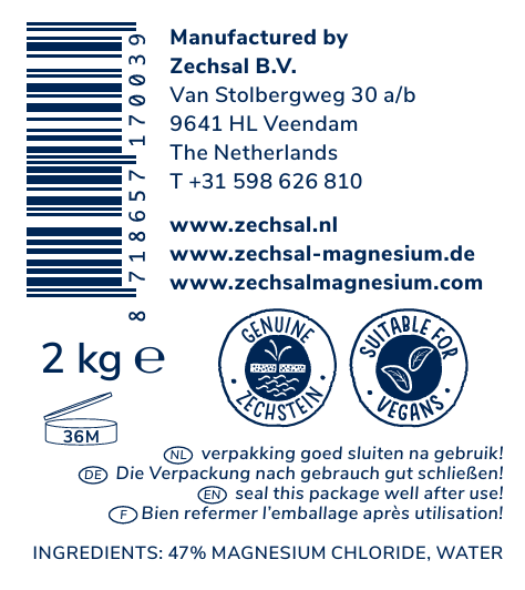 Magnesium navulzak - Zechsal - 2 kg