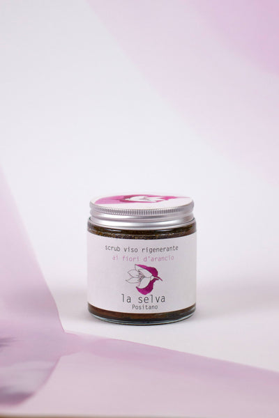 PRE-ORDER Gezichtspeeling met oranjebloesem - La Selva Positana - 50g