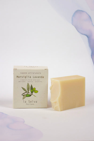 PRE-ORDER Zachte marseillezeep met lavendel - La Selva Positana - 100g