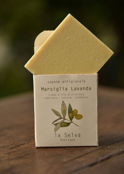 PRE-ORDER Zachte marseillezeep met lavendel - La Selva Positana - 100g