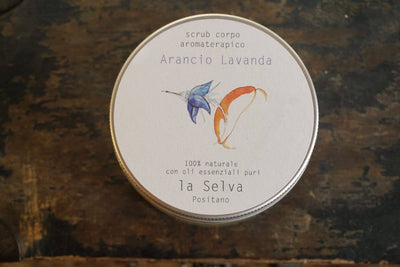 PRE-ORDER Lichaamsscrub oranjebloesem en lavendel - La Selva Positana - 350g