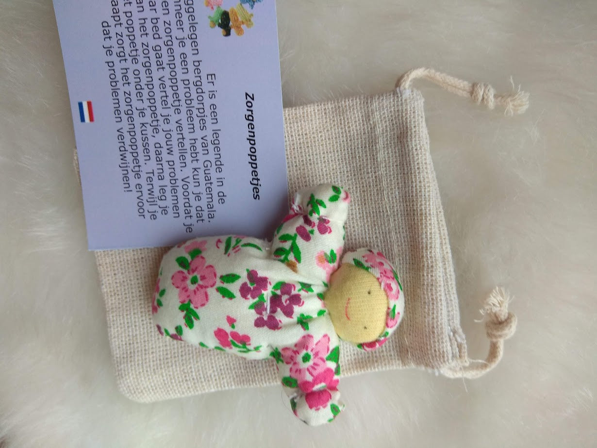 Zorgenpopje in lief zakje - ritueeltje voor kinderen