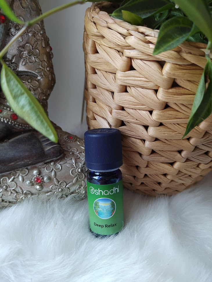 Deep relax - synergie etherische olie - Oshadhi - diepe ontspanning - 5ml