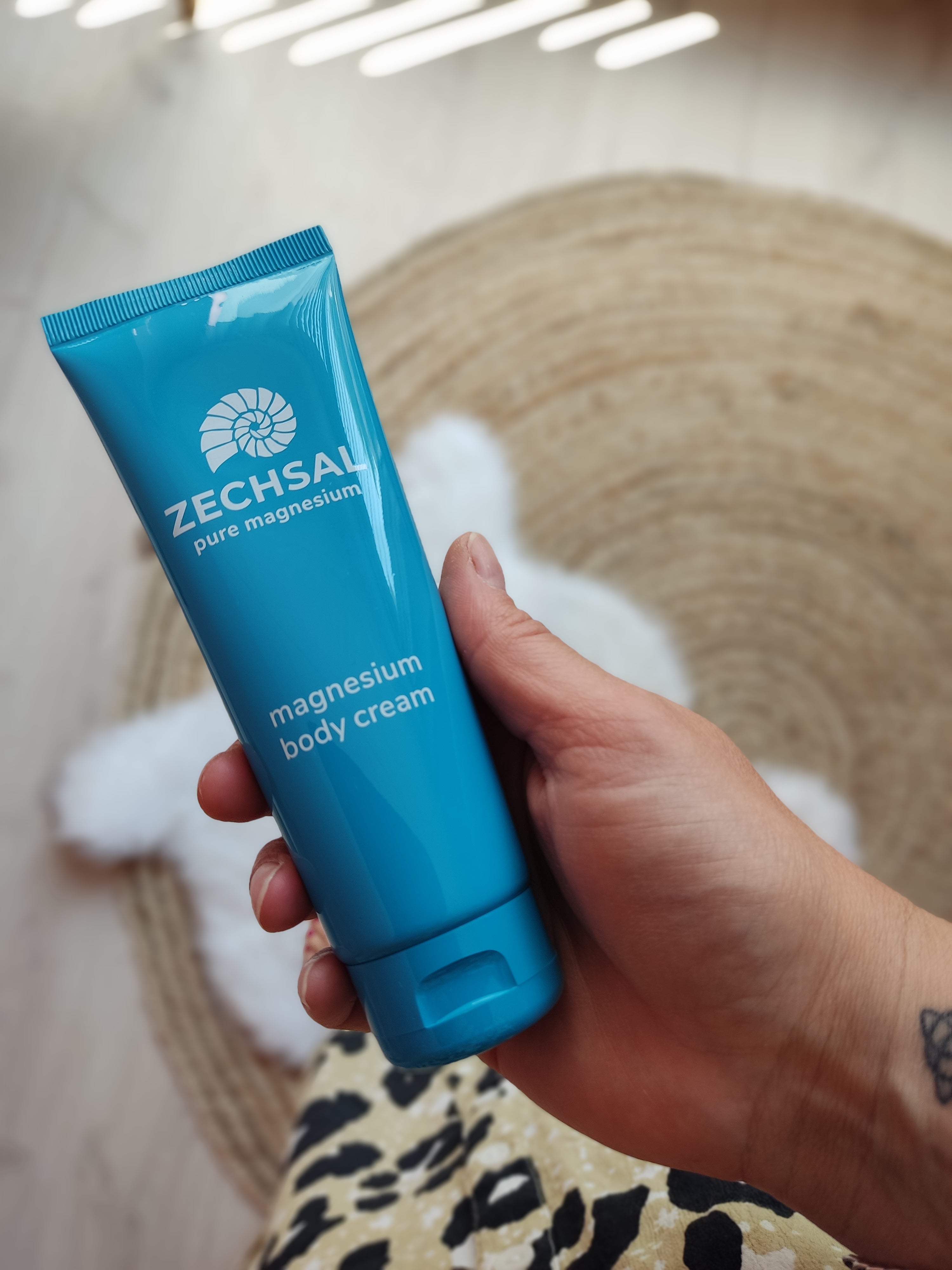Zechsal Body Cream - helend en ontspannend (3% magnesiumchloride)