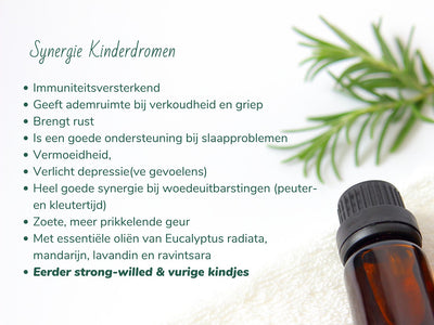 Kinderdromen - synergie etherische olie - Oshadhi - geurig slaapliedje