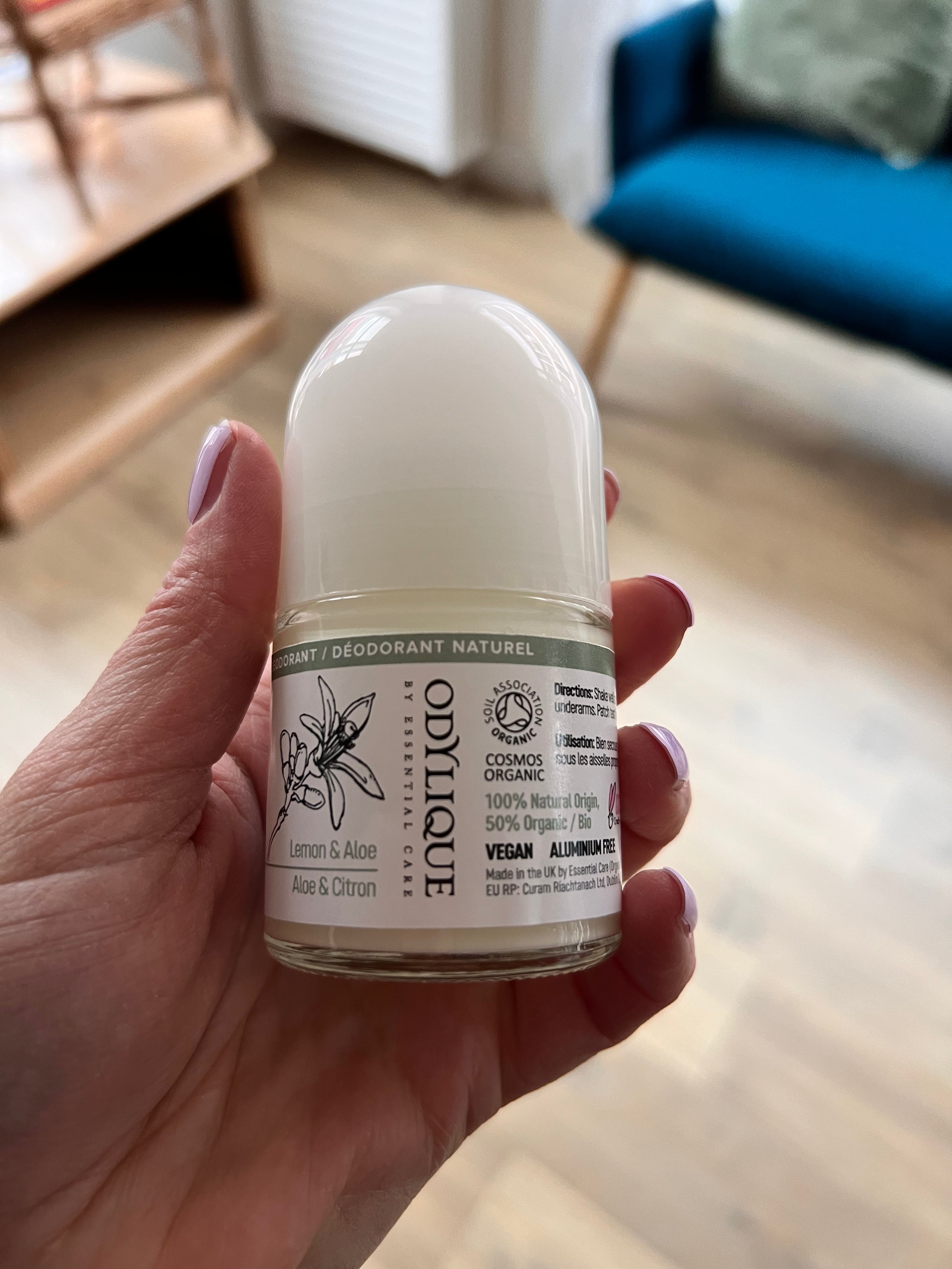 Lemon & aloe vera natuurlijke deoroller - Odylique - 50ml