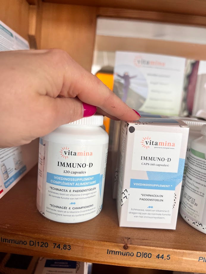 Immuno D - herstel je aangeboren immuniteit - 60 capsules