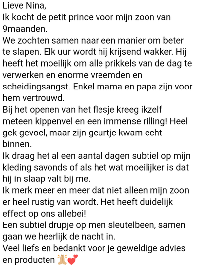 Petit Prince - synergie etherische olie - Oshadi - ontprikkelen