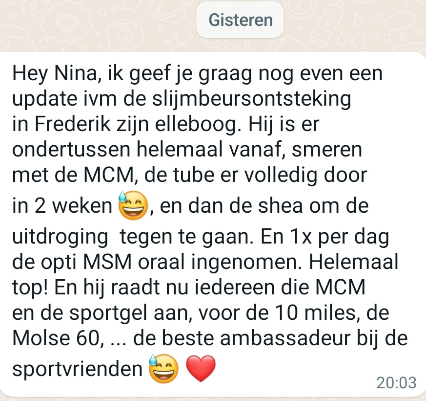 Zechsal MCM gel met MSM, chondroïtine en gember- speciaal voor gewrichtsklachten - 100ml