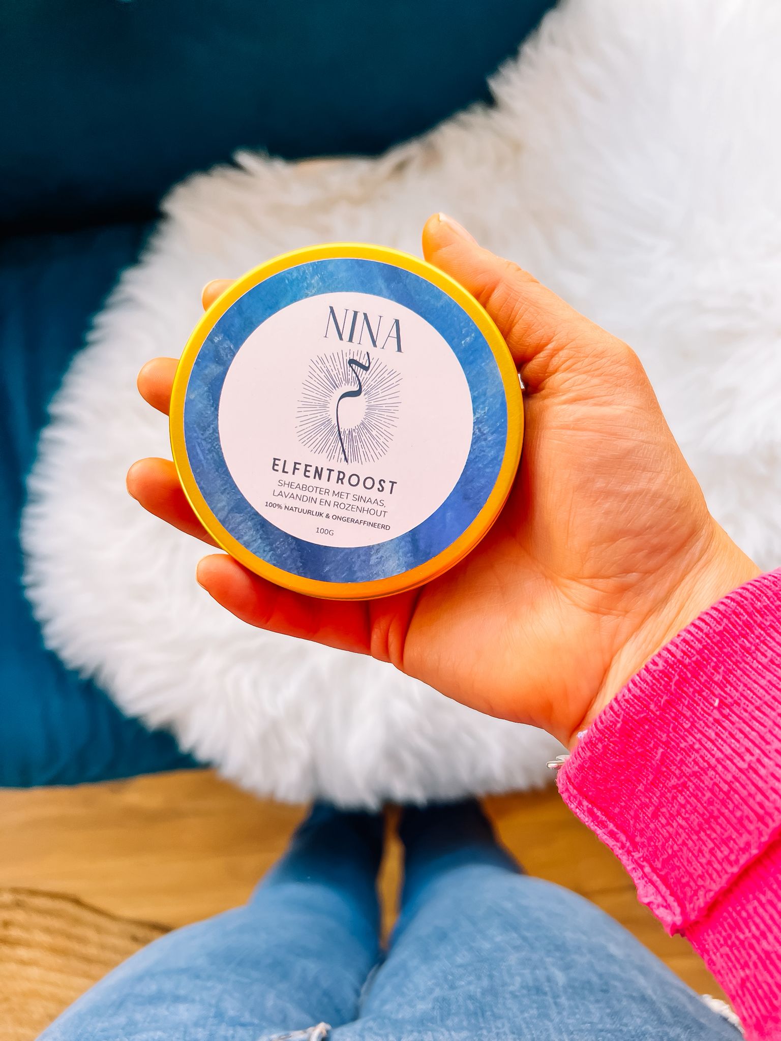 Elfentroost - koesterende sheaboter met jojoba en etherische olie - 100g
