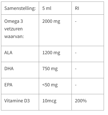 Omega 3 algenolie - Zechsal - 250ml