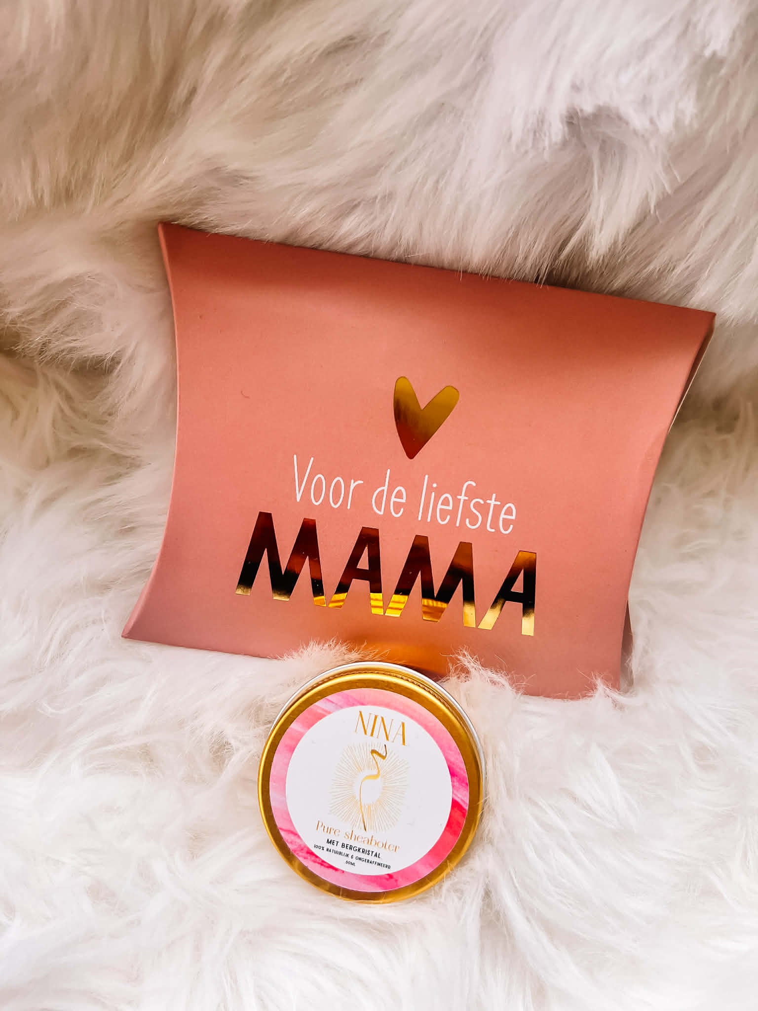 Moederdagpakketje - Sheaboter met bergkristal 50g