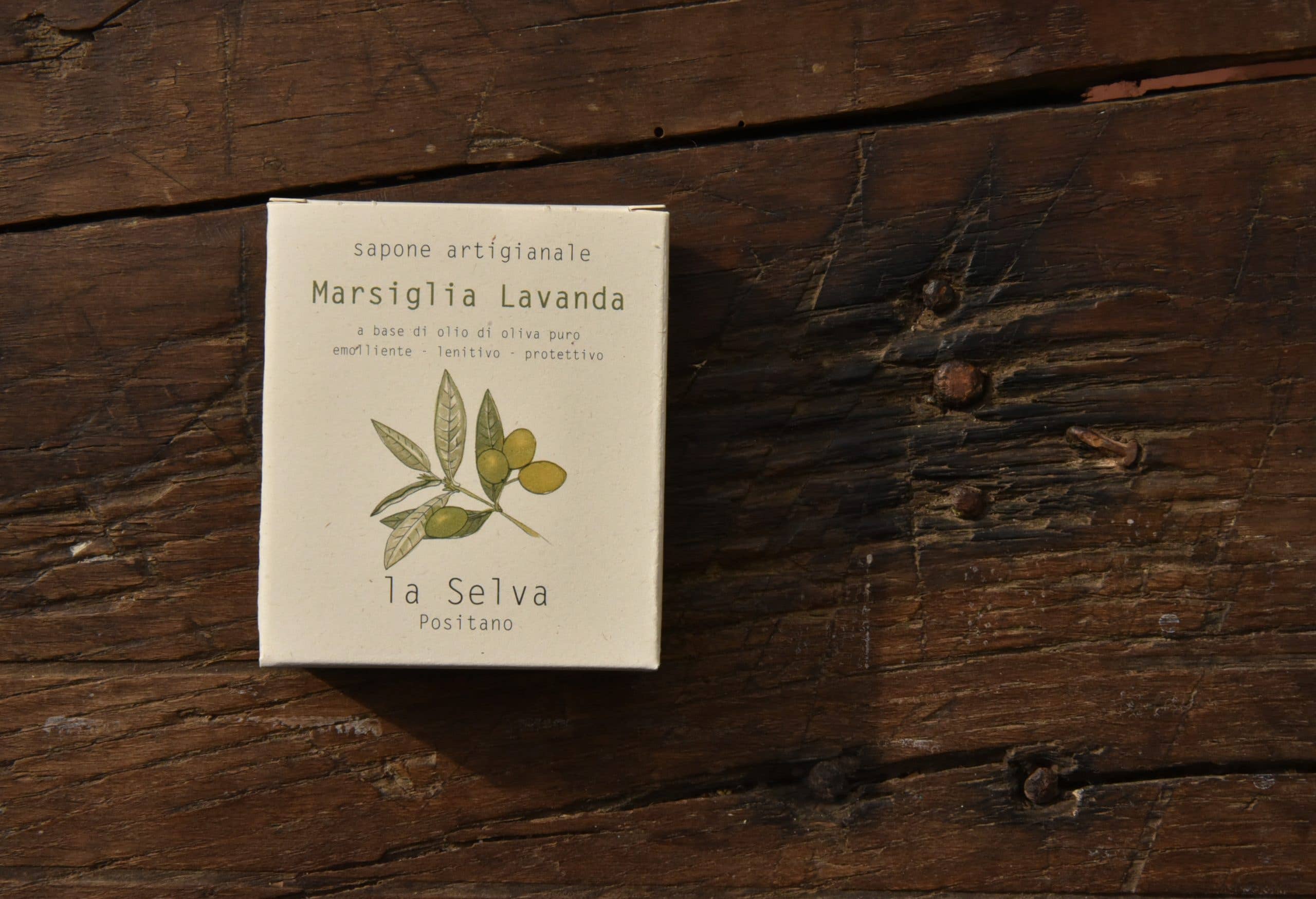 PRE-ORDER Zachte marseillezeep met lavendel - La Selva Positana - 100g