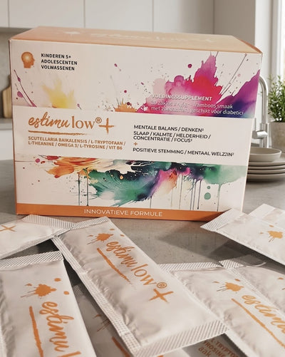 EstimulowPLUS - neurosupplement voor het onrustige brein tijdens de (peri)menopauze - 30 zakjes