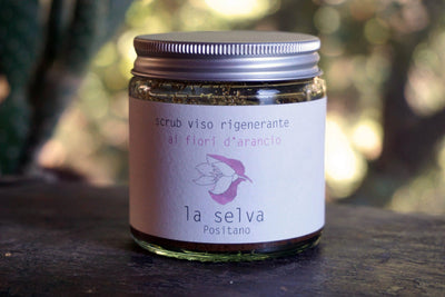 PRE-ORDER Gezichtspeeling met oranjebloesem - La Selva Positana - 50g