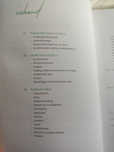 Boek Kindje gezond - natuurlijke geneeswijzen voor baby & kind