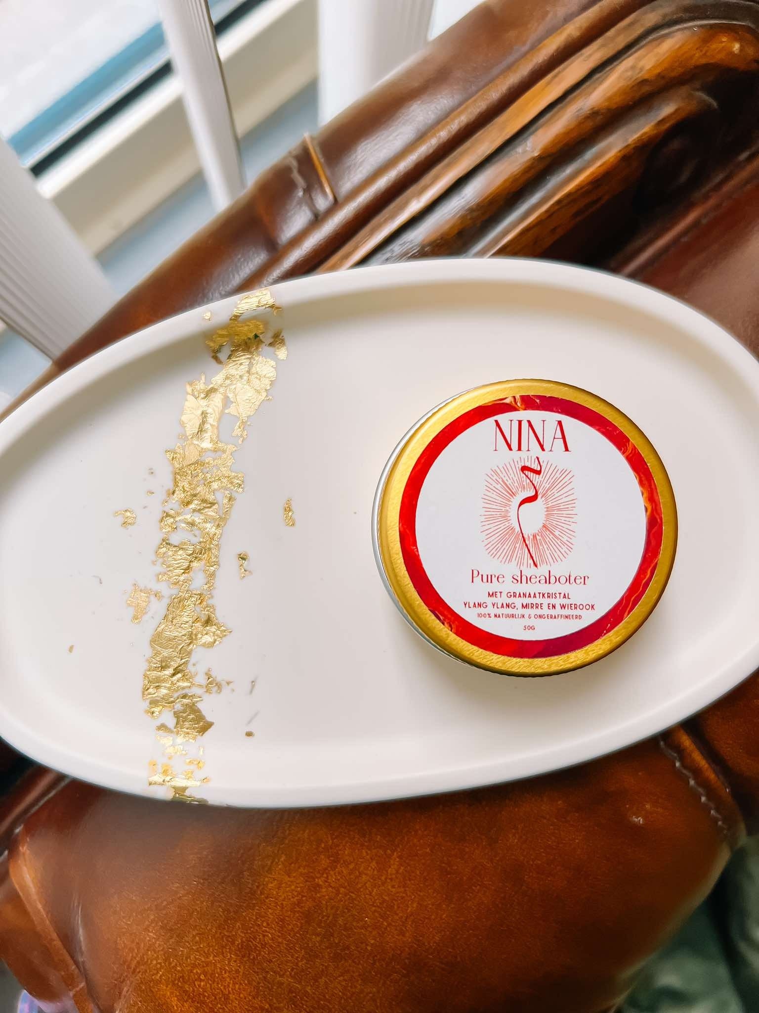 Sheaboter met granaatkristal &  etherische olie - 50ml - de weg naar binnen