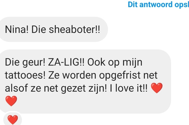 Sheaboter met granaatkristal &  etherische olie - de weg naar binnen - 100ml