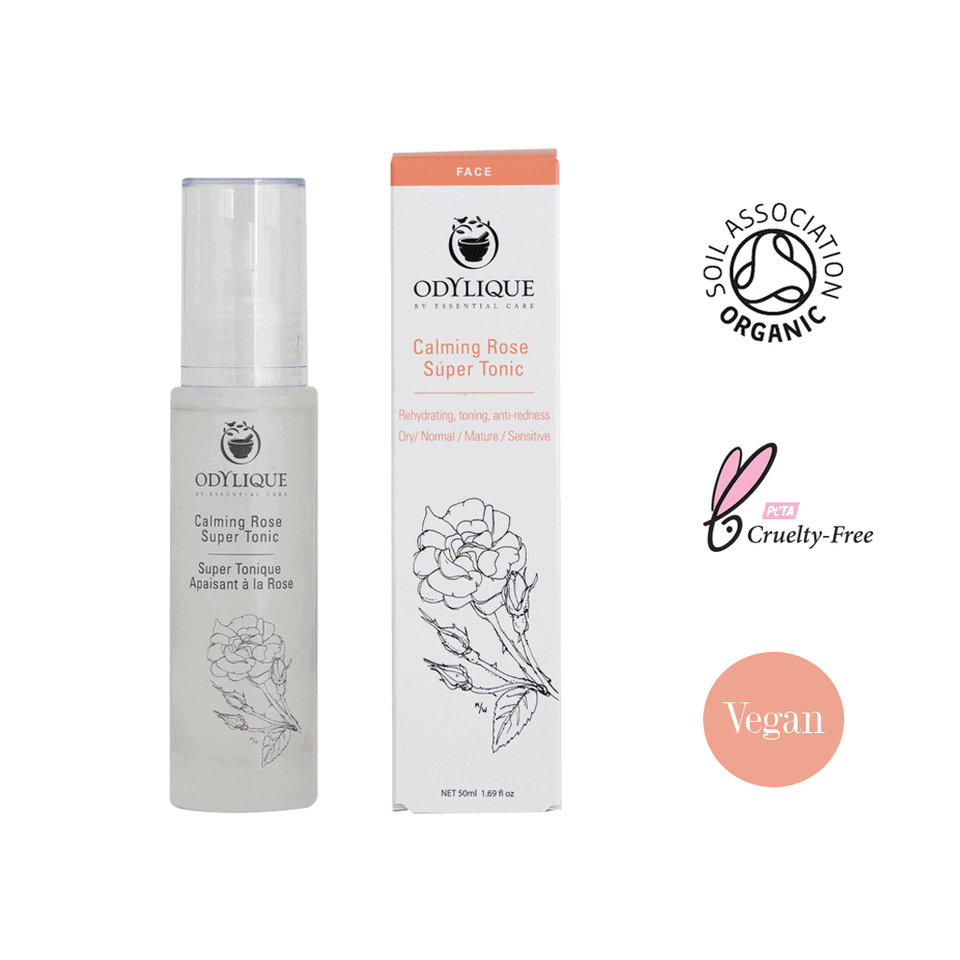 Calming Rose super tonic Odylique - verzacht meest gevoelige huid