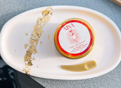 Sheaboter met granaatkristal &  etherische olie - 50ml - de weg naar binnen