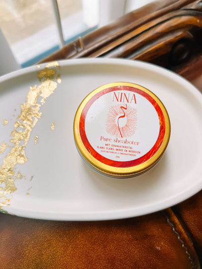 Sheaboter met granaatkristal &  etherische olie - 50ml - de weg naar binnen